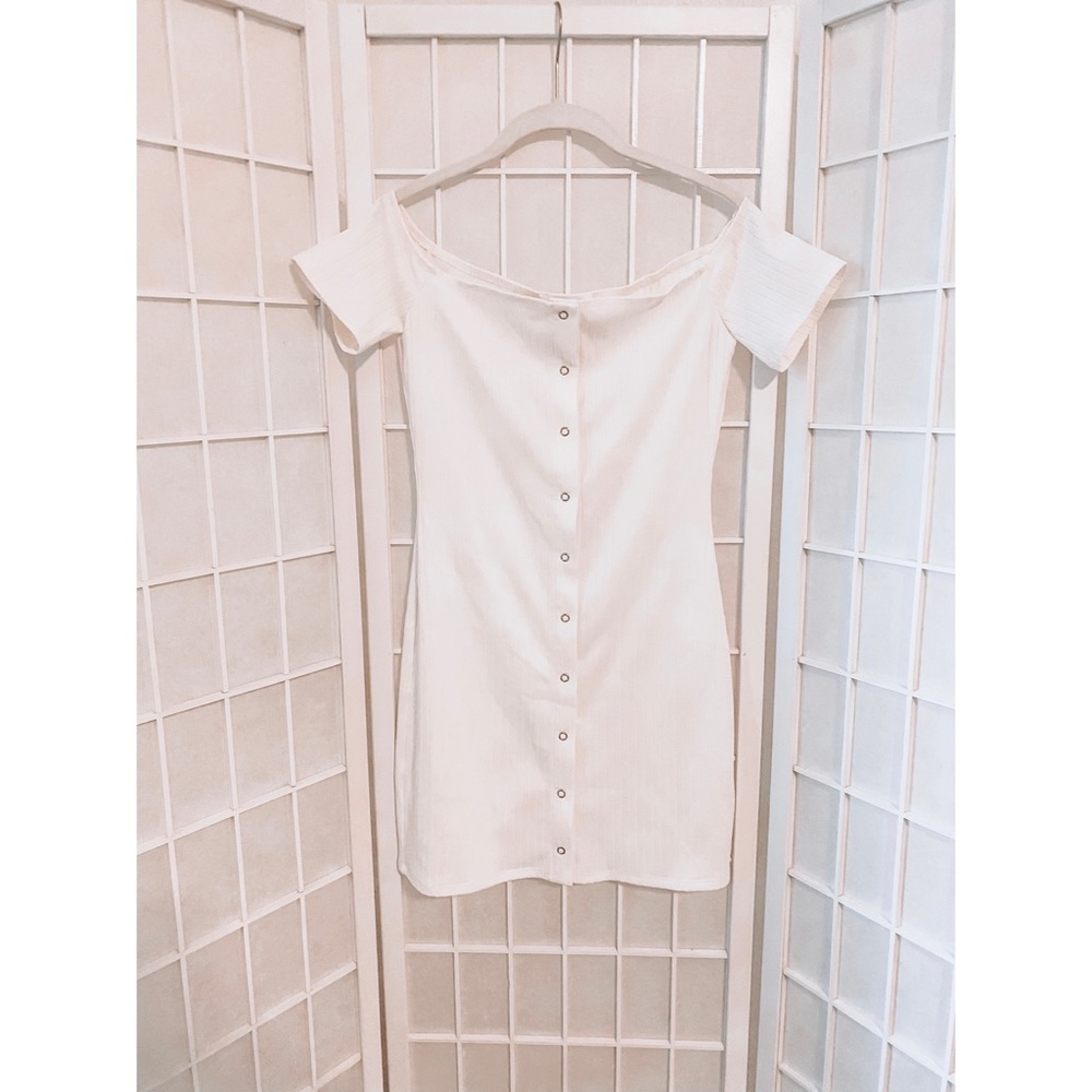 Privacy Please Button Dress